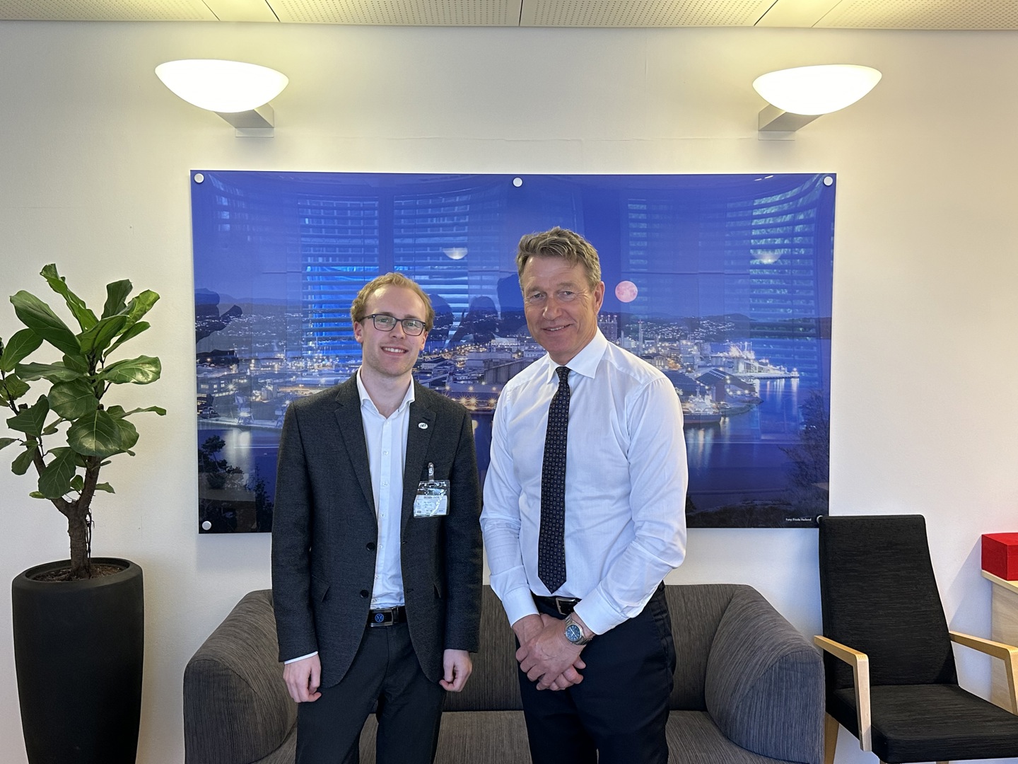 Energiministeren møter LMK