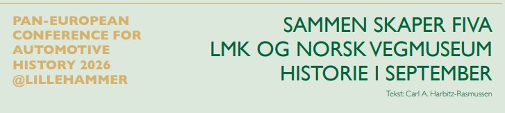 PAN-EUROPEAN CONFERENCE FOR AUTOMOTIVE HISTORY